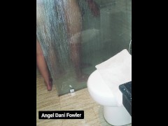 Sexy Body Amateur girl is filmed by a stepbrother while taking shower.