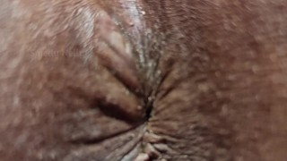 Запах моей грязной киски и жопы был слишком сильным для него....... 🤭👙👅