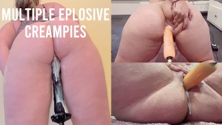 THICK EGIRL WIRD VON DER FICKMASCHINE MIT EXPLOSIVEN CREAMPIES ZERSTÖRT