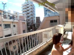 【肉便器】ベランダで撮ったベランダ立ちバックシーン(撮影日：2024年9月15日)【ベランダ立ちバック】 - Screenshot 4 of 16 - 個人 撮影
