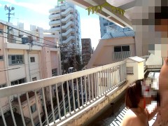 【肉便器】ベランダで撮ったベランダ立ちバックシーン(撮影日：2024年9月15日)【ベランダ立ちバック】 - Screenshot 7 of 16 - Bbw