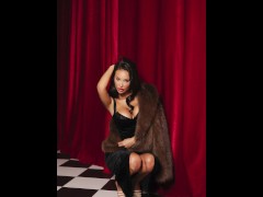 Luxurious Monika Fox Poses In Chic Black Dress In Bath