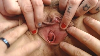 POV Anna Finger Fucking Abbys Thick Meaty Pussy Until Orgasm