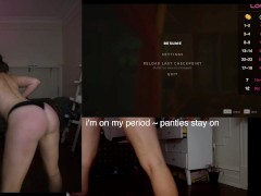 Topless Dancing on my livestream, fun!