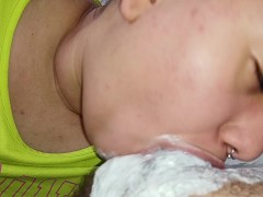 making him cum inside my throat, creampie went down like a river of cum🍌😋💦😵🤤🥛🥛🥛🥛🥛👅💋🥛🥛
