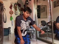 Rutina de pecho en casa antes del pajazo