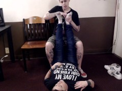 Adidas Superstar Socks Foot Worshipping Anna's feet