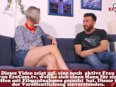 Deutsche Milf verführt Jungspund auf der Couch 1/16