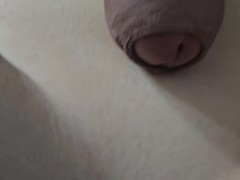 Pale Tinder MILF gets jizzed on her milky tits