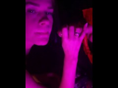 Tara Secret GloryMobil -Stranger with Huge Dick Cuming in my Face and Mouth after i sucked his Balls