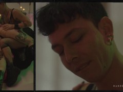 3 Different Angles of GANGBANG BLISS - Slimthick Brunette Feeds Her Wet Pussy With Multipe Cocks