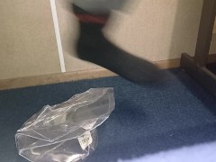 Plastic Packaging Crush in Socks