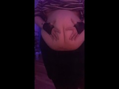20 year old trans guy plays with his growing belly - Screenshot 13 of 16 - Fat Guy