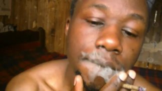 AFRICAN TEEN SMOKING WEED AND GETTING HIGH