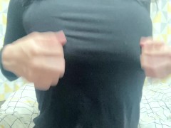 ヒートテック越しの乳首いじりが気持ちよすぎて3回連続イキ！ - Screenshot 10 of 16 - 乳首オーガズム