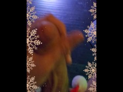 Hibby ZoomedIn - Merry Xmas Cock Stroking