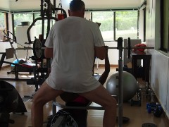 Sharing A Cum Kiss After An Intense Steamy Gym Session