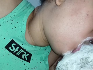 Поедание члена с одной стороны на другую, пока кремпай не выйдет очень сливочным, лучший минет🍌🥛💦🤤😋