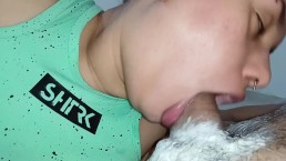 Лучший безумный минет на порно хабе, самый причудливый и вкусный кремпай на всей сцене🍌🥛🥛😵🤤