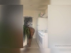 CUM CLEAN MY KITCHEN WITH ME