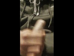 Watch me stroke and tug my 9 inch cock for you