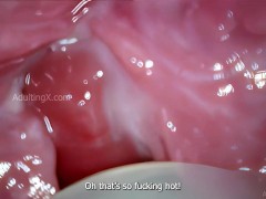 Cumming on Your Cock with Camera Inside Pussy - BTS CC - Teaser