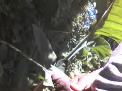 FREAKY EBONY PISSING IN PUBLIC - Screenshot 5 of 16 - Outdoor