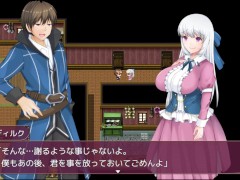 【#02 寝取られ村の聖女妻(体験版)実況】爆乳人妻が酪農家に種付けプレス中出しされてしまい・・(2DアニメーションNTRファンタジーRPG同人エロゲ―) 16/16