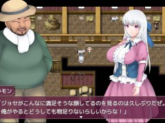 【#02 寝取られ村の聖女妻(体験版)実況】爆乳人妻が酪農家に種付けプレス中出しされてしまい・・(2DアニメーションNTRファンタジーRPG同人エロゲ―) 2/16