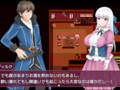 【#02 寝取られ村の聖女妻(体験版)実況】爆乳人妻が酪農家に種付けプレス中出しされてしまい・・(2DアニメーションNTRファンタジーRPG同人エロゲ―) 4/16