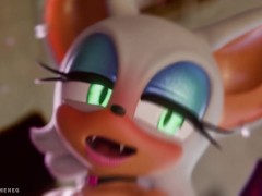 Rouge the bat penetrated hard