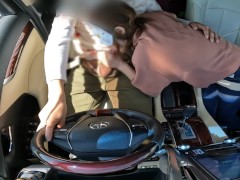 【Full】車でフェラ抜きしてくれる変態人妻 - Screenshot 15 of 16 - Asian
