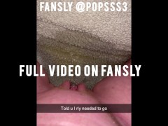 A fan controls my bladder and my orgasm! - Screenshot 16 of 16 - Piss