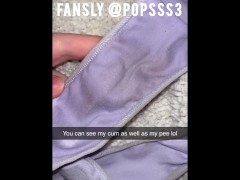 A fan controls my bladder and my orgasm! - Screenshot 7 of 16 - Pissing