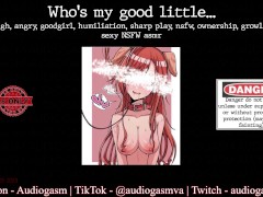 Who's my good little... Be good for daddy - Male Voice - Boyfriend ASMR - M4F