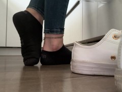 how you would like to secretly smell my sweaty feet