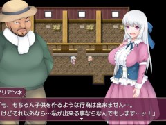 【#03 寝取られ村の聖女妻(体験版)実況】爆乳人妻が家畜小屋でおっぱい揉まれイラマチオフェラで口内射精されてしまい・・(2DアニメーションNTRファンタジーRPG同人エロゲ―) 5/16