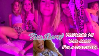 Tara Secret - A Fan ordered one of my Used Panties! So i made it extra naughty and wet for him JOI