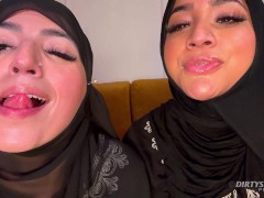 Two horny Hijabis help break your fast with a JOI - Screenshot 11 of 16 - Hijab
