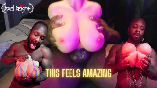 Axel Reigns Fuck Lovenestle Muse II - Mini Sex Doll + BBC + Cum Eating