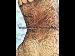 " ok, i will fuck you but don't cum inside me, i'm married "