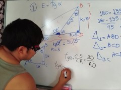 Trigonometria: Triângulos Notáveis ​​- Exercício 1