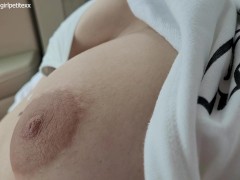 Picked Up Big Beautiful Boobs Girl and She doesn't Mind Touching