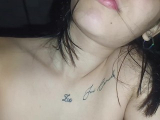 Hermanastra Quiere Probar Mi Polla y La Lleno De Leche