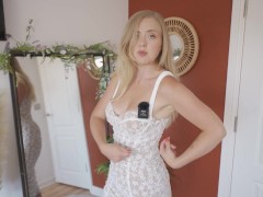4K TRANSPARENT Try On Haul | See Through Dresses | No Bra - Screenshot 13 of 16 - 4k Try On