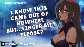[F4M] Kissing your Goth Tomboy BF under the Mistletoe [Audio Porn] [Mutual Masterbation]
