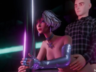 Luna Snow - Marvel Rivals секс в клубе