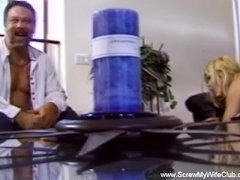 Feeling The Swing Tonight For Her Husband