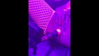 Milfy ZoomedIn - Behind the Scenes Pink Smoke Fuck Machine