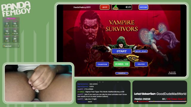 PandaFemboy Plays Vampire Survivors